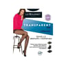 Collant transparent mat 20D Epure Le Bourget NOIR T5-6