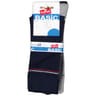 3 paires de mi chaussettes fantaisies BLEU MARINE/GRIS CHINE T39\42