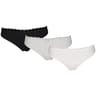 Lot de 3 slips unis coton LOT REVE BLC+NOIR+GRIS CHINE 36