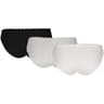 Lot de 3 slips unis coton LOT REVE BLC+NOIR+GRIS CHINE 36