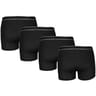 Lot de 4 boxers unis homme Influx basic NOIR/NOIR/NOIR/NOIR T6