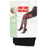 Collant fantaisie 30D motif pois en fil recyclé* influx NOIR POIS S