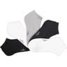 5 paires de socquettes quarter semi bouclette BLANCX2/ANTHRA/NOIR/GRIS 36\40