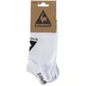 2 paires de socquettes invisibles jersey Le Coq Sportif BLANC 7070 T43\46