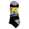 3 paires de socquettes courtes Ecodim sport Dim homme NOIR T40\45