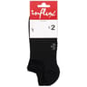 2 paires de socquettes invisibles NOIR 37\41