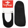 2 paires de protège pieds coton Influx NOIR T35/38