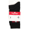 3 paires de mi chaussettes fantaisies garçon NOIR 36\40
