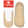 2 paires de protège pieds coton Influx BEIGE T39/41