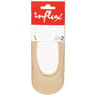 2 paires de protège pieds coton Influx BEIGE T39/41