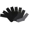8 paires de mi chaussettes fantaisies homme NOIR/GRIS T39\42
