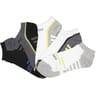 Lot de 5 paires de socquettes invisibles fantaisies BLANC/GRIS/NOIR T43\46