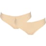 Lot de 2 slips micro recyclé ligne Invisi BEIGE NUDE 46/48