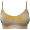 Brassière bretelles fines femme ligne Skinwear Le Bourget TIE AND DYE JAUNE T1-2