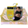 Brassière bretelles fines femme ligne Skinwear Le Bourget TIE AND DYE JAUNE T1-2
