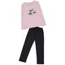 Pyjama long manches longues femme ROSE T50\52