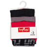 Lot de 3 boxers unis homme 2400 NOIR/GRANIT/ROUGE T8