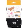 Collant fantaisie papillon enfant Lauve NOIR PAPILLONS BLANCS 10/12A