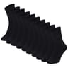 Lot de 15 paires de mi chaussettes de travail homme NOIR T43\46