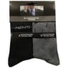 8 paires de mi chaussettes fantaisies homme NOIR/GRIS T39\42