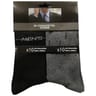 8 paires de mi chaussettes fantaisies homme NOIR/GRIS T43\46