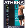 Lot de 3 boxers homme 720 stretch coton Athena NR 1 2400 NR/NR/NR T4