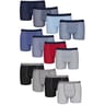 Lot de 4 boxers unis et fantaisies homme Influx basic LOT NOIR/GRIS/ROUGE T4