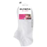 2 paires de mini sox unies jersey femme Olympia DD7 BLANC X2 37\41