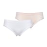 Lot de 2 slips ligne Zen Attitude Billet Doux HZY BLANC + BLANC/BLUSH T46\48