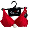 Soutien-gorge ampliforme ligne Polka Escort Lingerie ROUGE 95D