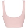 Brassière sport "sans coutures côtes" VIEUX ROSE 42/44