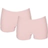 Lot de 2 shorties unis "sans coutures côtés" VIEUX ROSE T46\48