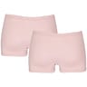 Lot de 2 shorties unis "sans coutures côtés" VIEUX ROSE T42\44