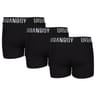 Lot de 3 boxers garçon unis NOIR / NOIR / NOIR 4\5 ANS