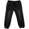 Pantalon bas élastiqué garçon BLACK 12 ANS