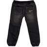 Pantalon bas élastiqué garçon BLACK 12 ANS