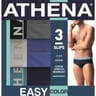 Lot de 3 slips homme Easy Color Athena MARINE - 2450 T4