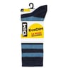 4 paires de mi chaussettes fantaisies à rayures homme ECODIM STYLE 098 BLEU MARINE T40\45