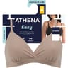 Soutien-gorge sans armatures croisé ligne Easy Seconde Peau Athena 0183 CAFE LATTE XL