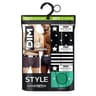 Lot de 3 boxers homme vibes Dim ATW POIS/RAYURES/VERT T3