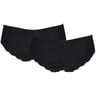Lot de 2 hipsters bords francs 0004 NOIR 36