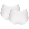 Lot de 2 shorties bords francs 00GZ BLANC SOIE 36