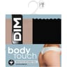 Lot de 2 tangas ligne Body Touch Dim 89M NOIR/NEW SKIN 40/42