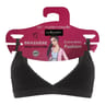 Brassière coton finition dentelle bretelles fines ligne Oh! Mademoiselle Le Bourget 500 NOIR 14 ANS