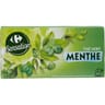 Carrefour sensation thé vert menthe 50 sachets - 80g