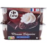 Carrefour extra mousse liégeois au chocolat 8x80g