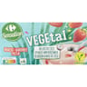 Carrefour sensation yaourt végétal fraise lait de coco 4x100g