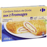 Carrefour cordons bleus de dinde aux 2 fromages x2 200g