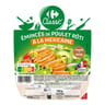 Carrefour classic émincés de poulet rôti à la mexicaine 150g