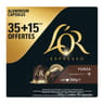 L'or espresso forza café en capsules n°9 x35+15 gratuites -260g